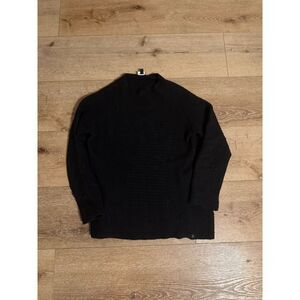 Diesel Women’s Black Knit Long Sleeve Pullover Sweatshirt Size Large